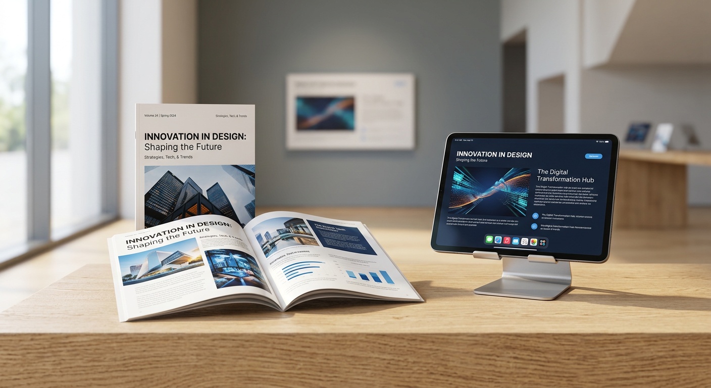 Print and digital marketing integration for property developers