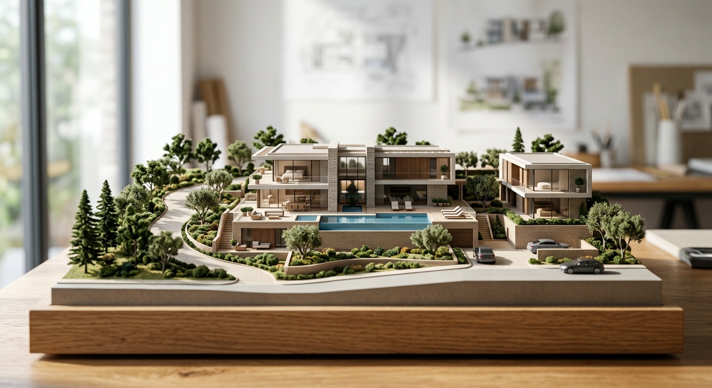 Luxury Property Sales Gallery Display