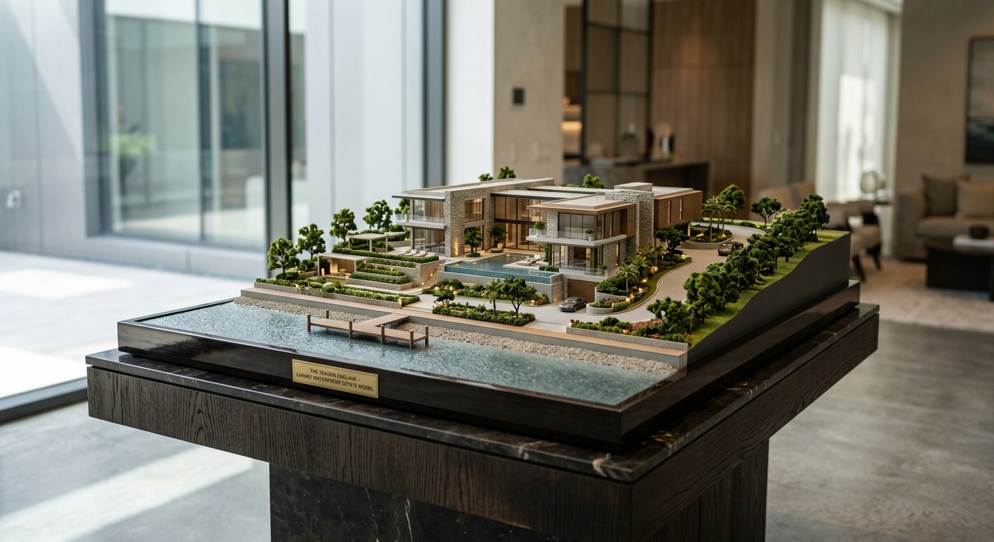 Luxury Property Sales Gallery Display