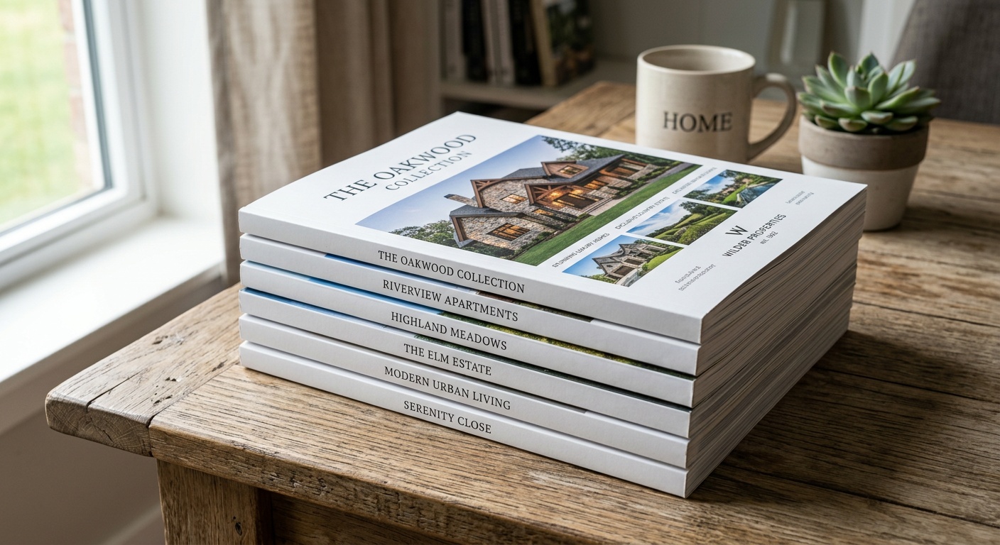 Print brochures for property launches